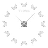 Acrylic 3D Mirror Clock Wall Stickers DIY real big wall clock mirror sticker Home Background living room Wall Art Decor 5 Style
