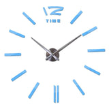 New clock clocks horloge watch Acrylic mirror Wall Stickers real  Quartz Living Room Modern 3D DIY Bell free shipping