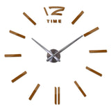 New clock clocks horloge watch Acrylic mirror Wall Stickers real  Quartz Living Room Modern 3D DIY Bell free shipping