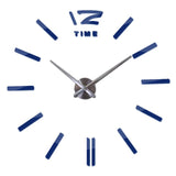 New clock clocks horloge watch Acrylic mirror Wall Stickers real  Quartz Living Room Modern 3D DIY Bell free shipping