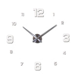 new sale home decor circular wall clock modern big 3d diy acrylic mirror quartz sticker clocks watch gift free shipping