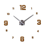 new sale home decor circular wall clock modern big 3d diy acrylic mirror quartz sticker clocks watch gift free shipping