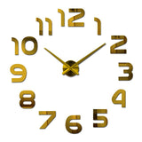 Diy 3d Acrylic Wall Clock Clocks Watch Horloge Murale Modern Circular Needle Mirror Large Home Decoration Hot Free Shipping