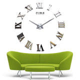 Diy 3d Wall Clocks Horloge Watch Acrylic Mirror Stickers Fashion Brief Home Decoration Living Room Bedroom S tudy Quartz Needle